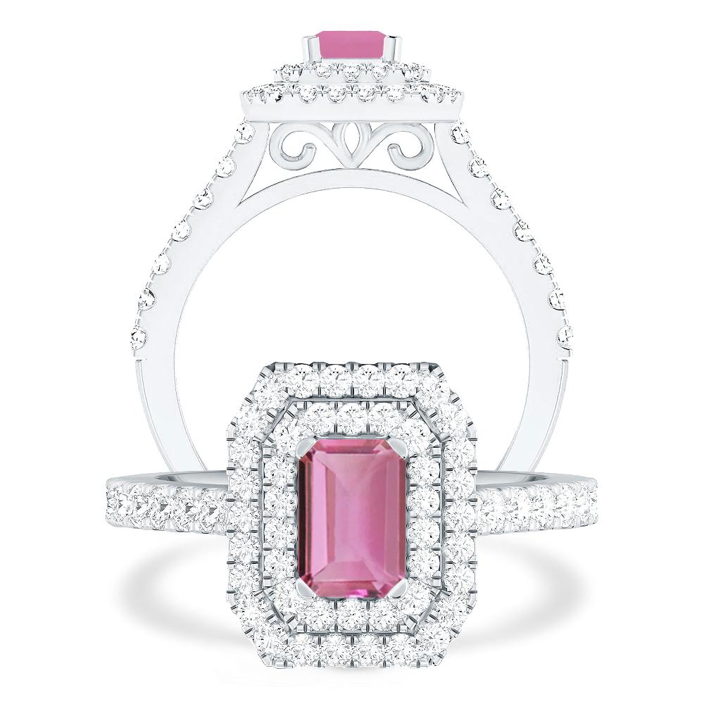 White Gold - Pink Tourmaline