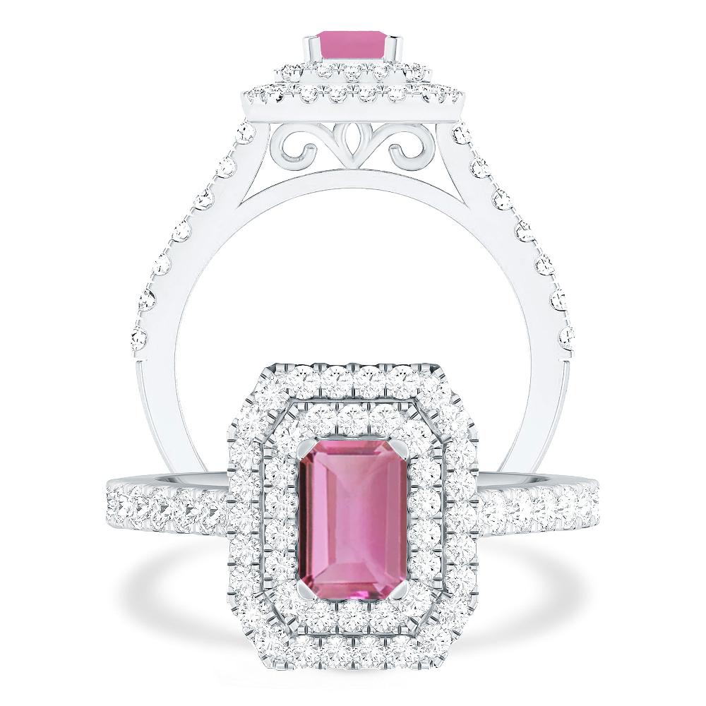 White Gold - Pink Tourmaline