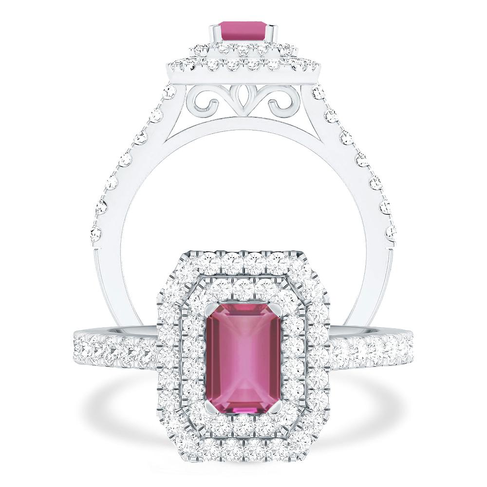 White Gold - Pink Tourmaline