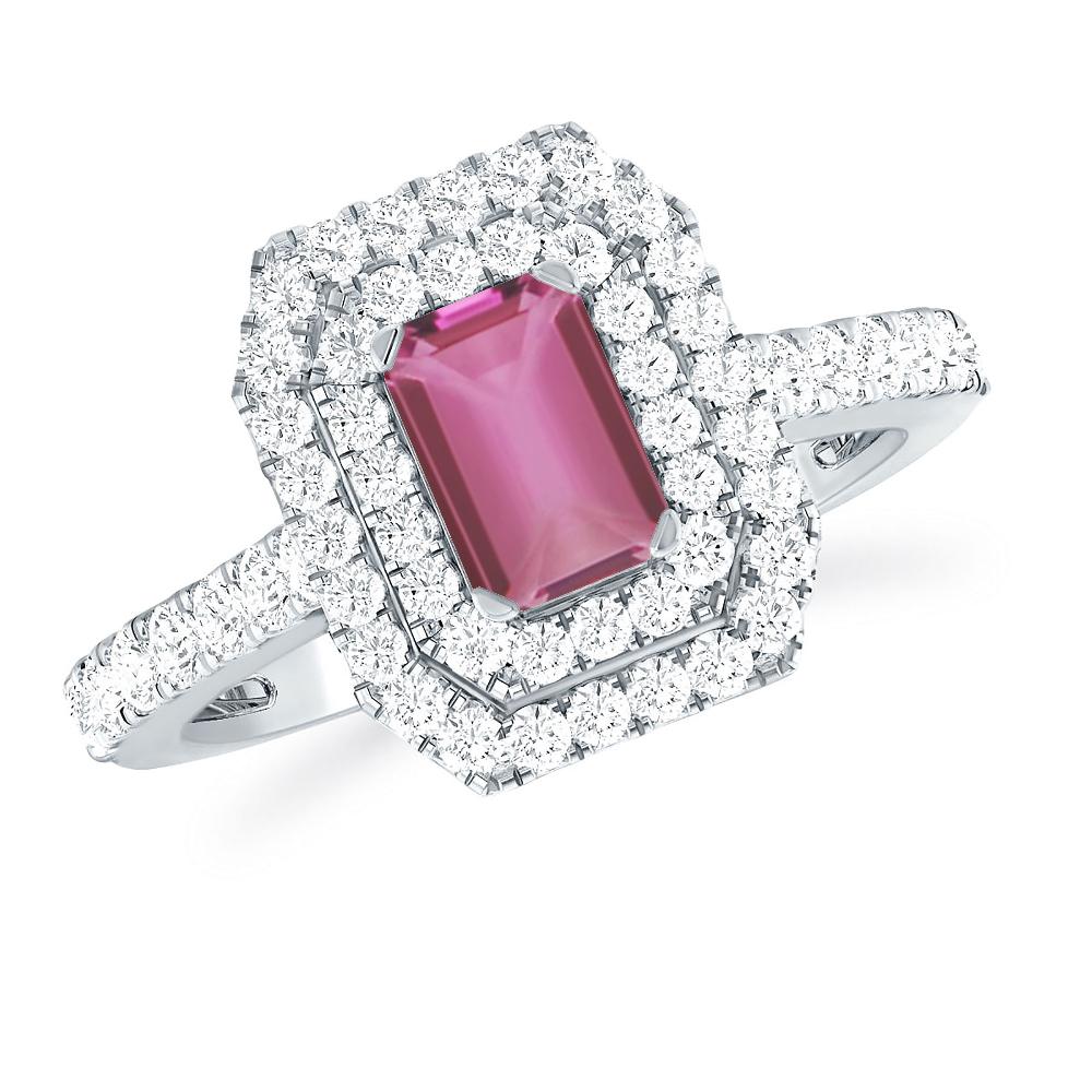 White Gold - Pink Tourmaline