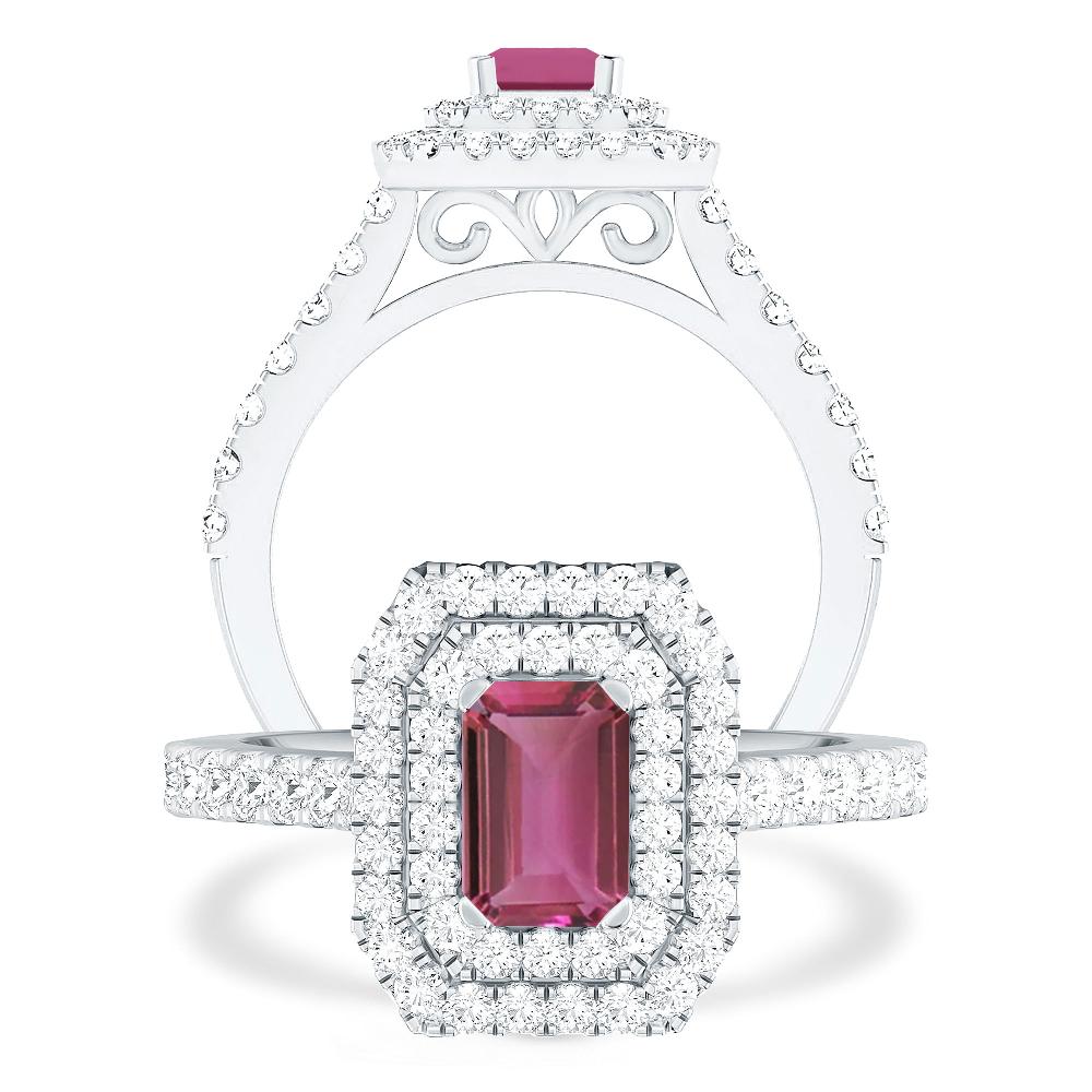 White Gold - Pink Tourmaline