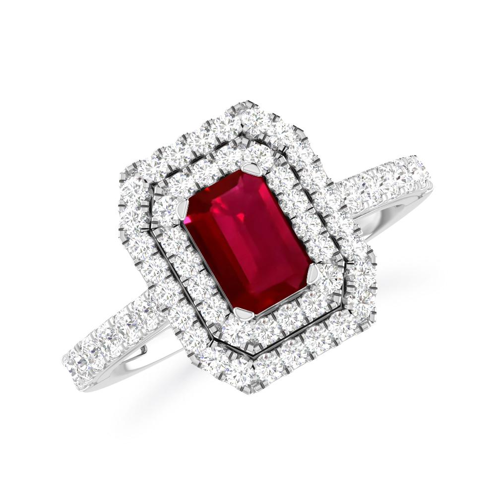 White Gold - Ruby