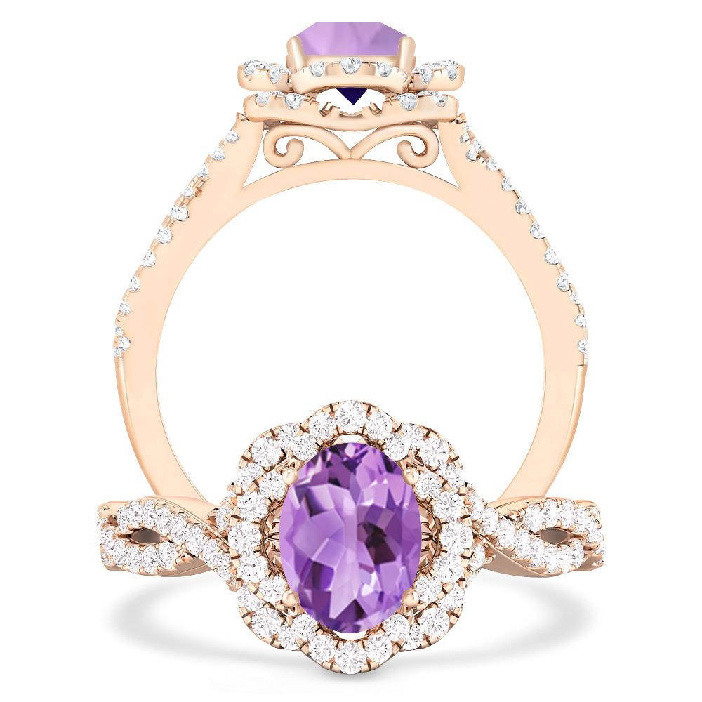 Rose Gold - Amethyst