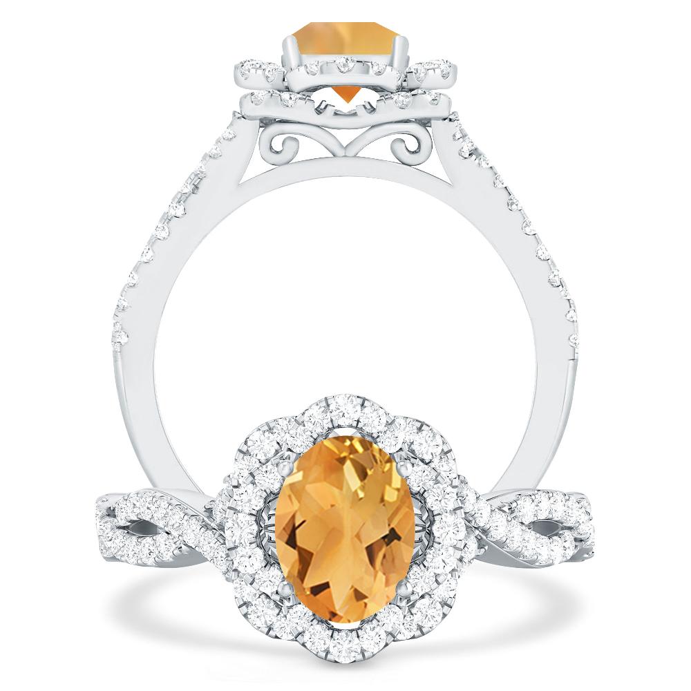 White Gold - Citrine