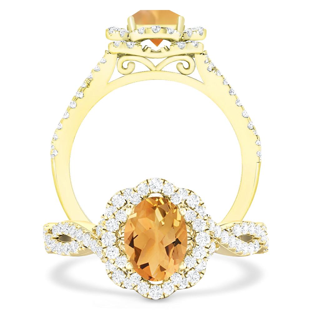 Yellow Gold - Citrine