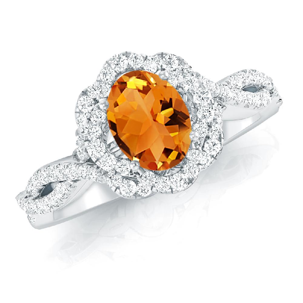 White Gold - Citrine