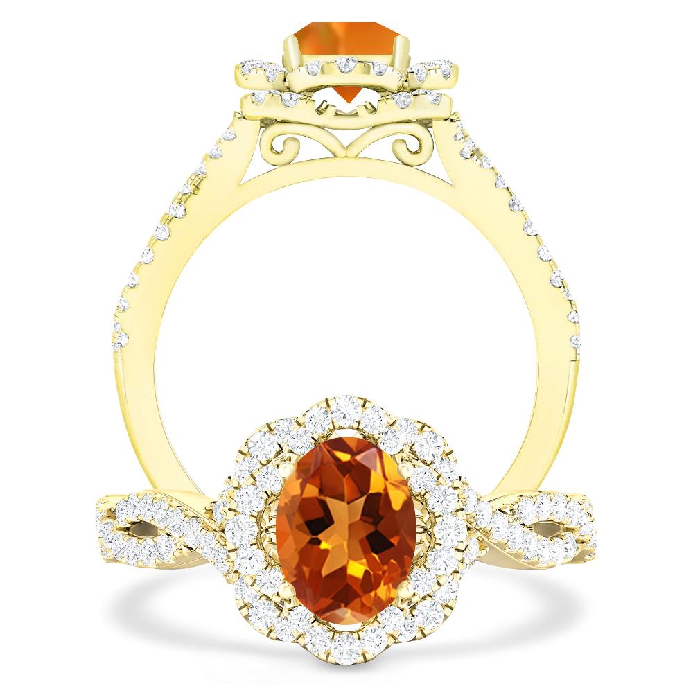 Yellow Gold - Citrine