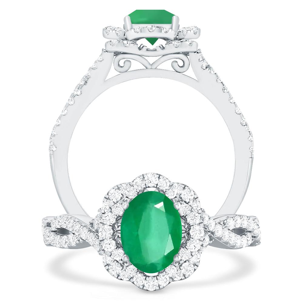 White Gold - Emerald