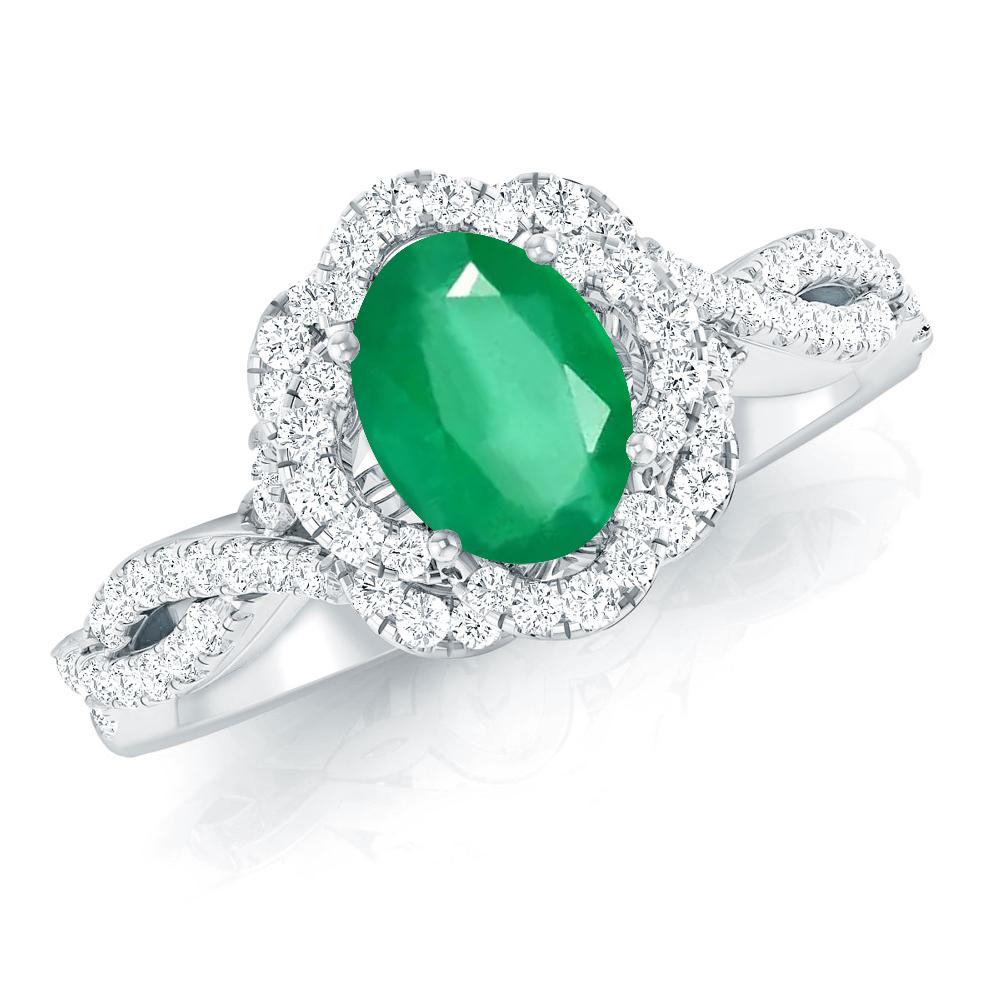 White Gold - Emerald