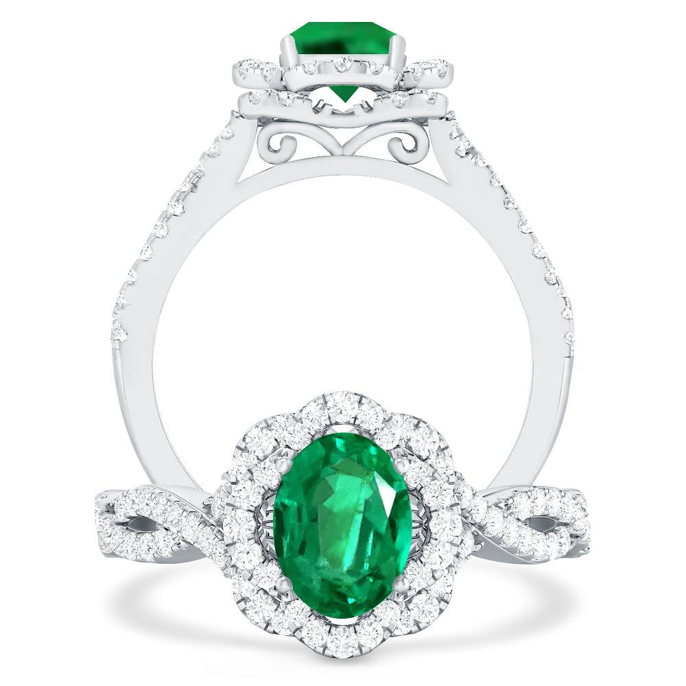 White Gold - Emerald