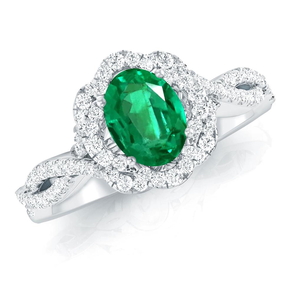 White Gold - Emerald