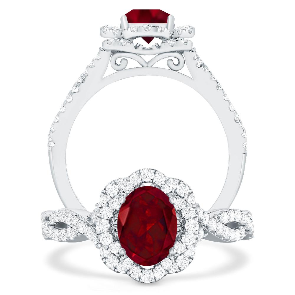 White Gold - Garnet
