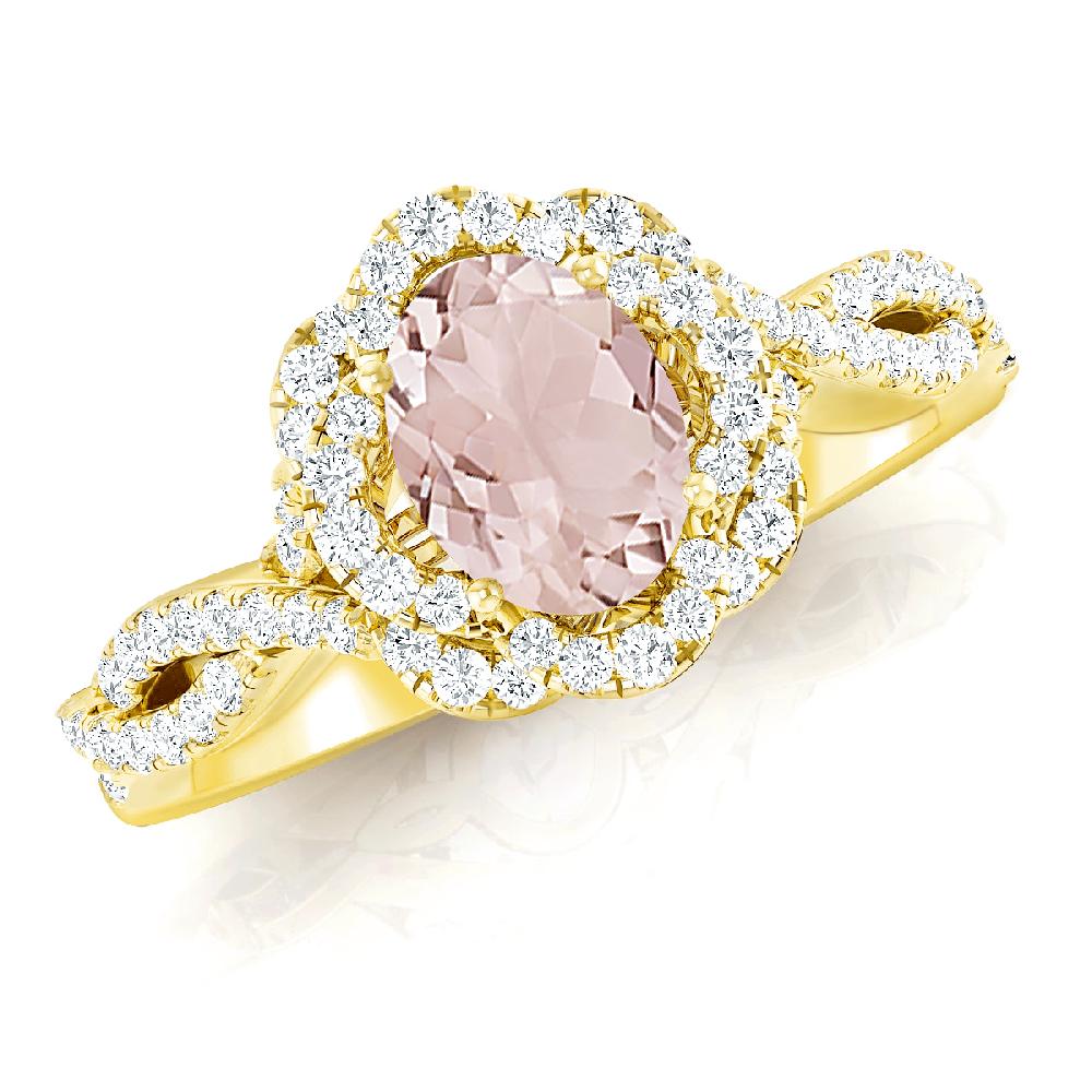 Yellow Gold - Morganite