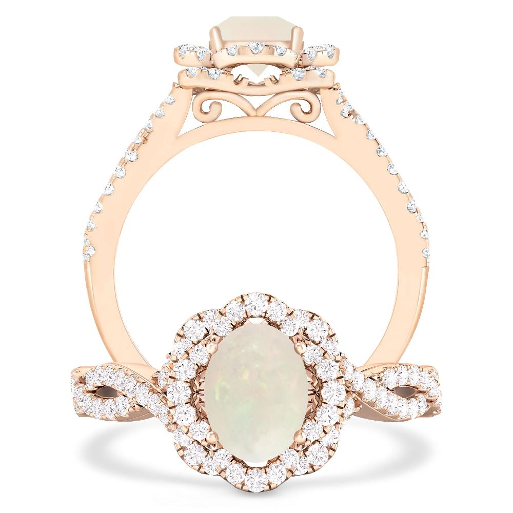 Rose Gold - Opal