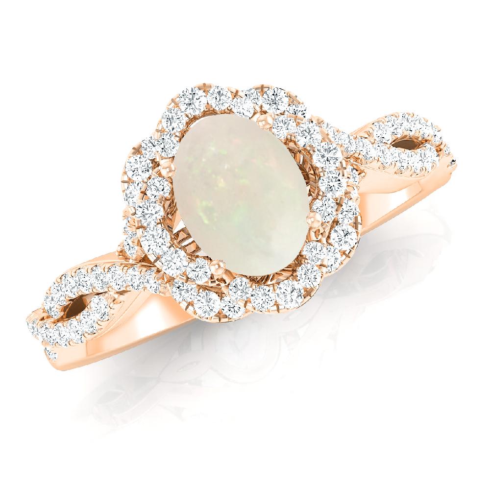 Rose Gold - Opal