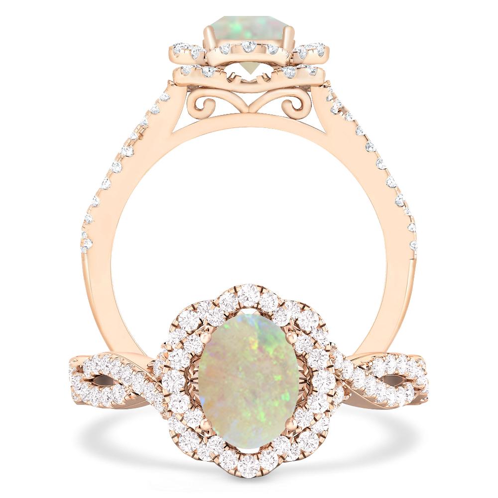 Rose Gold - Opal