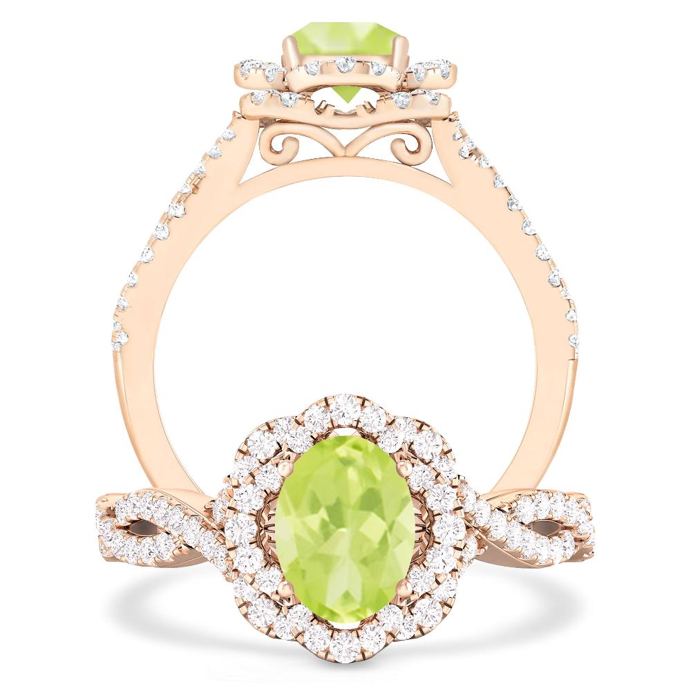 Rose Gold - Peridot