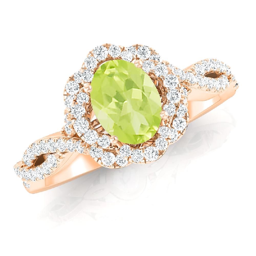 Rose Gold - Peridot
