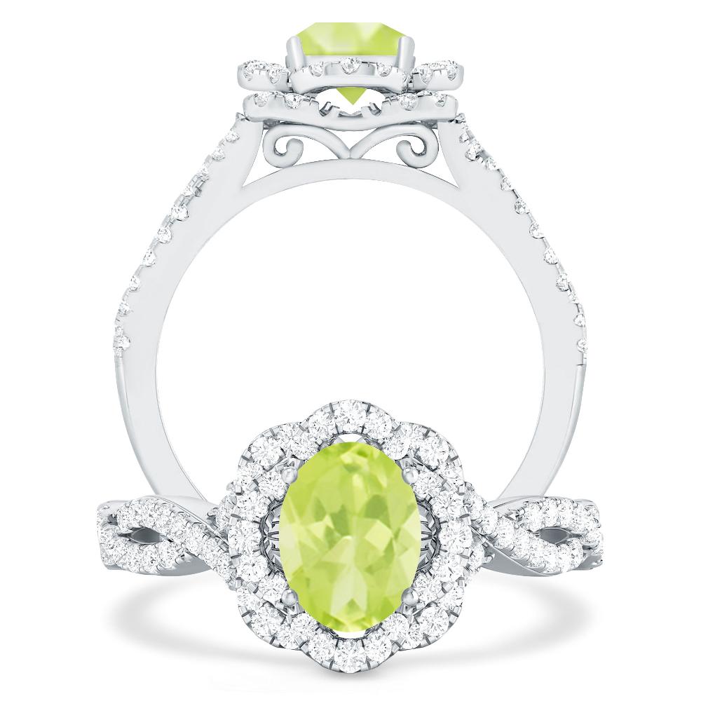 White Gold - Peridot