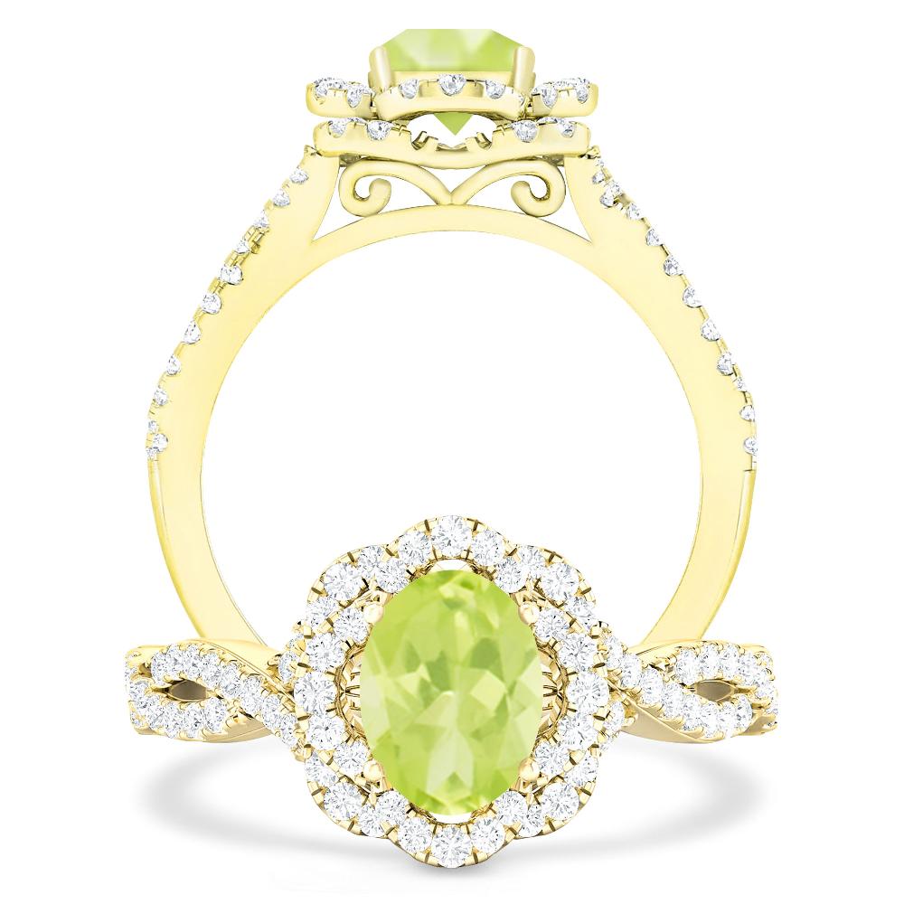 Yellow Gold - Peridot