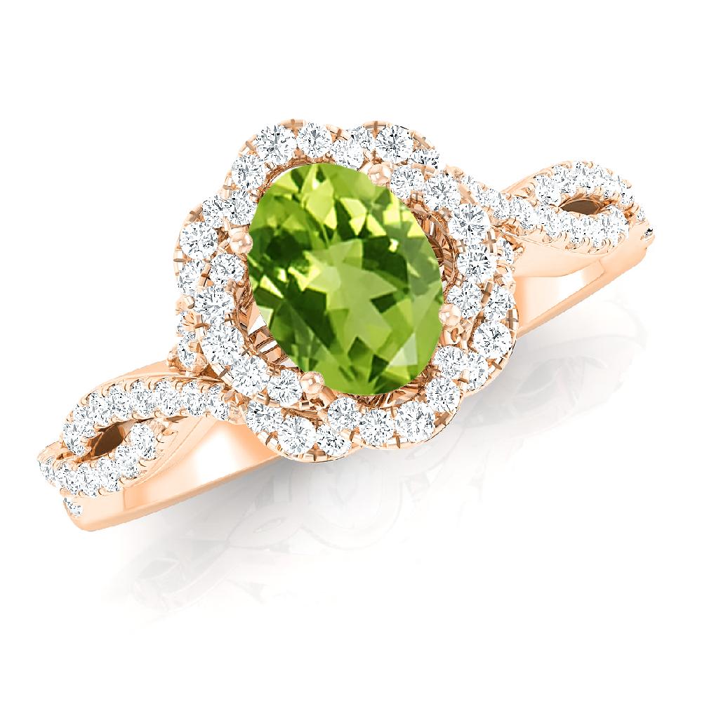 Rose Gold - Peridot