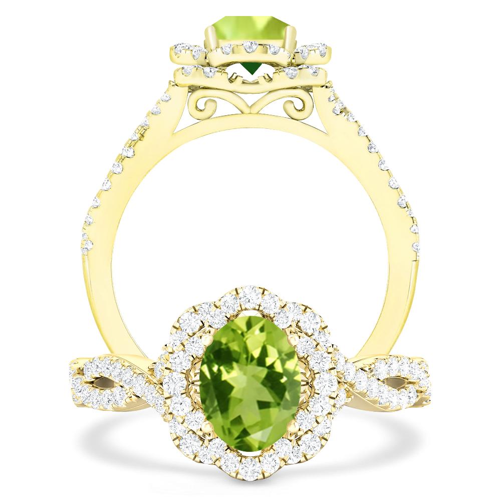 Yellow Gold - Peridot