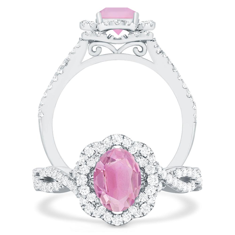 White Gold - Pink Tourmaline