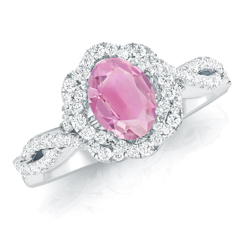 White Gold - Pink Tourmaline