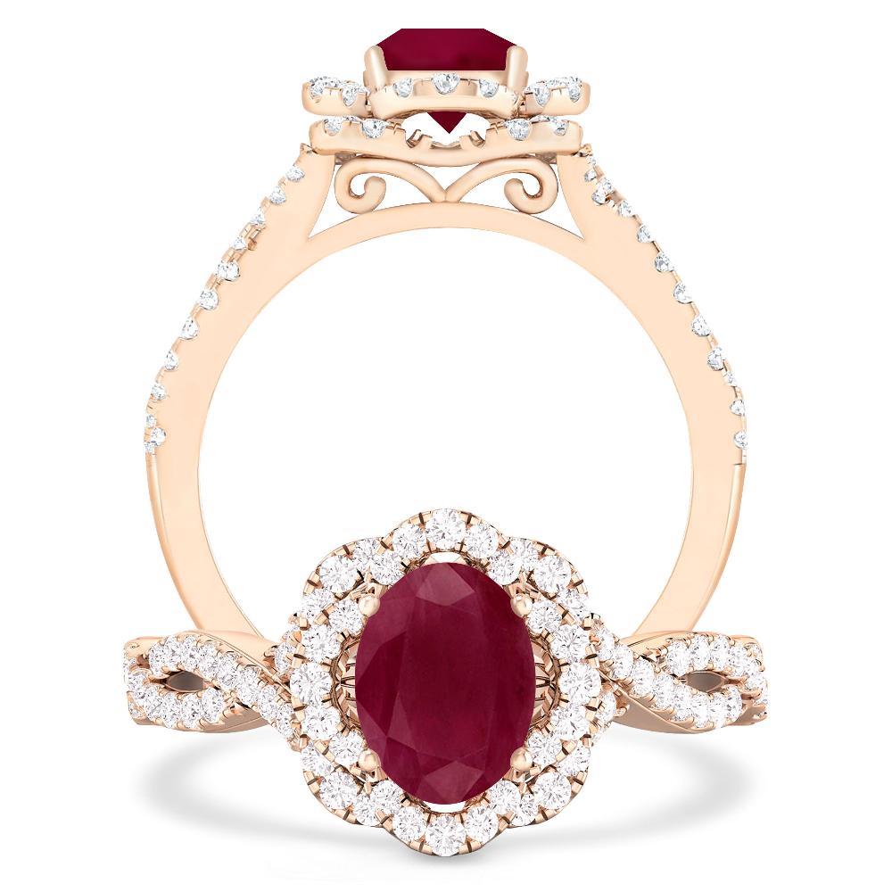 Rose Gold - Ruby