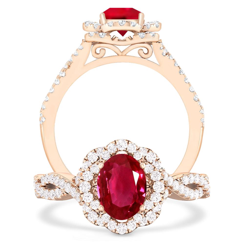 Rose Gold - Ruby