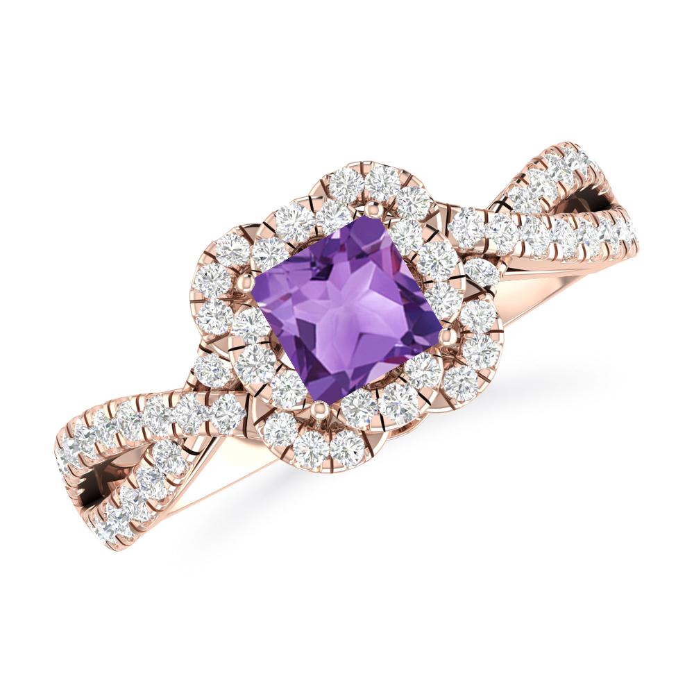 Rose Gold - Amethyst