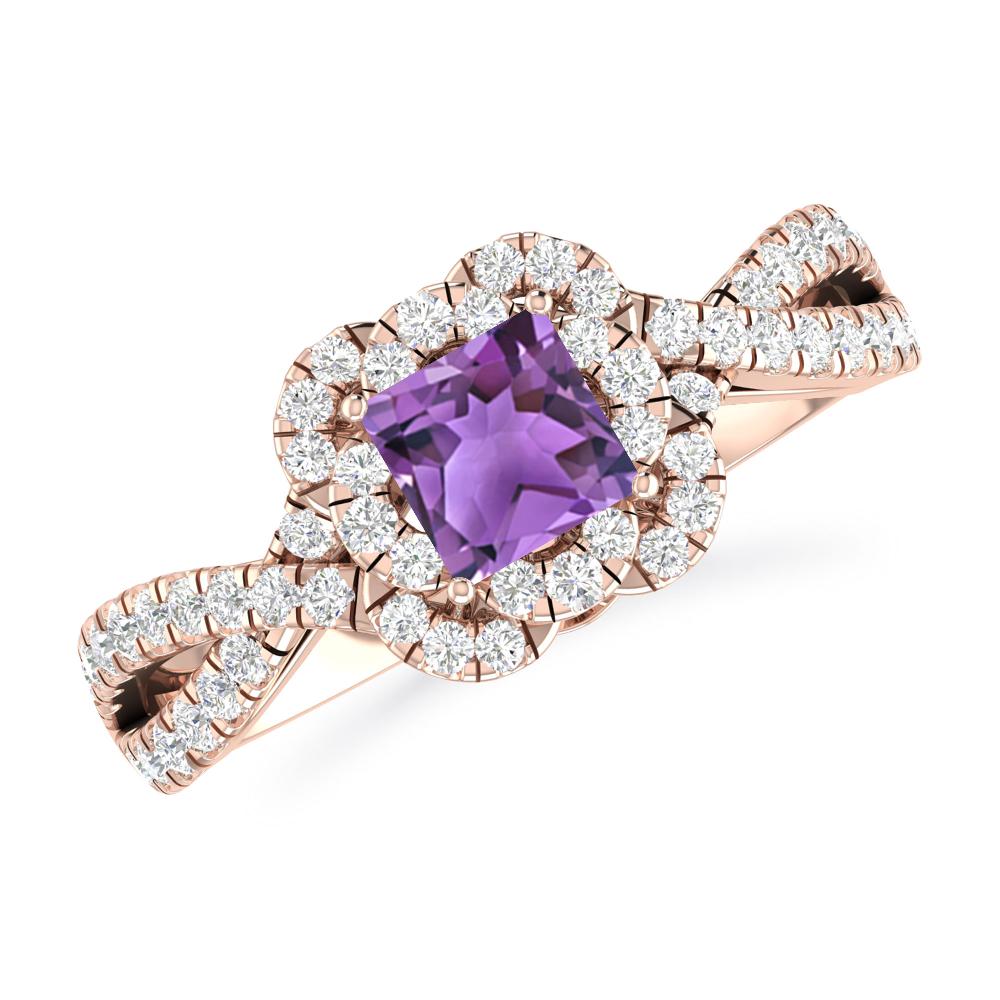 Rose Gold - Amethyst