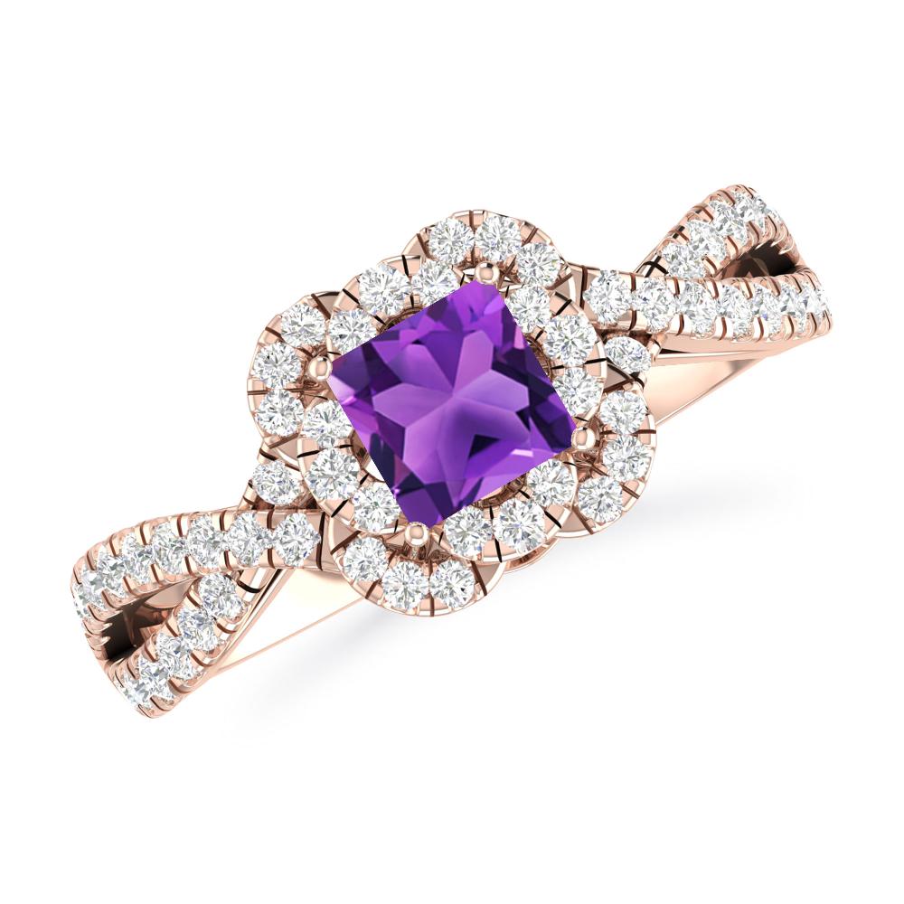 Rose Gold - Amethyst
