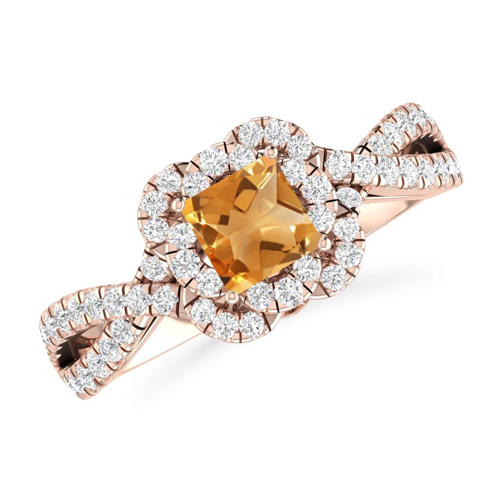 Rose Gold - Citrine