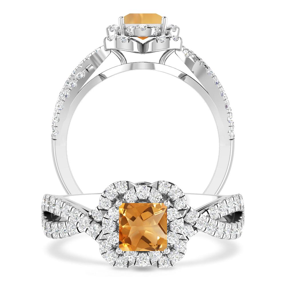White Gold - Citrine