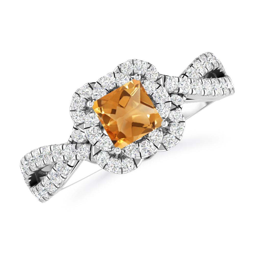 White Gold - Citrine