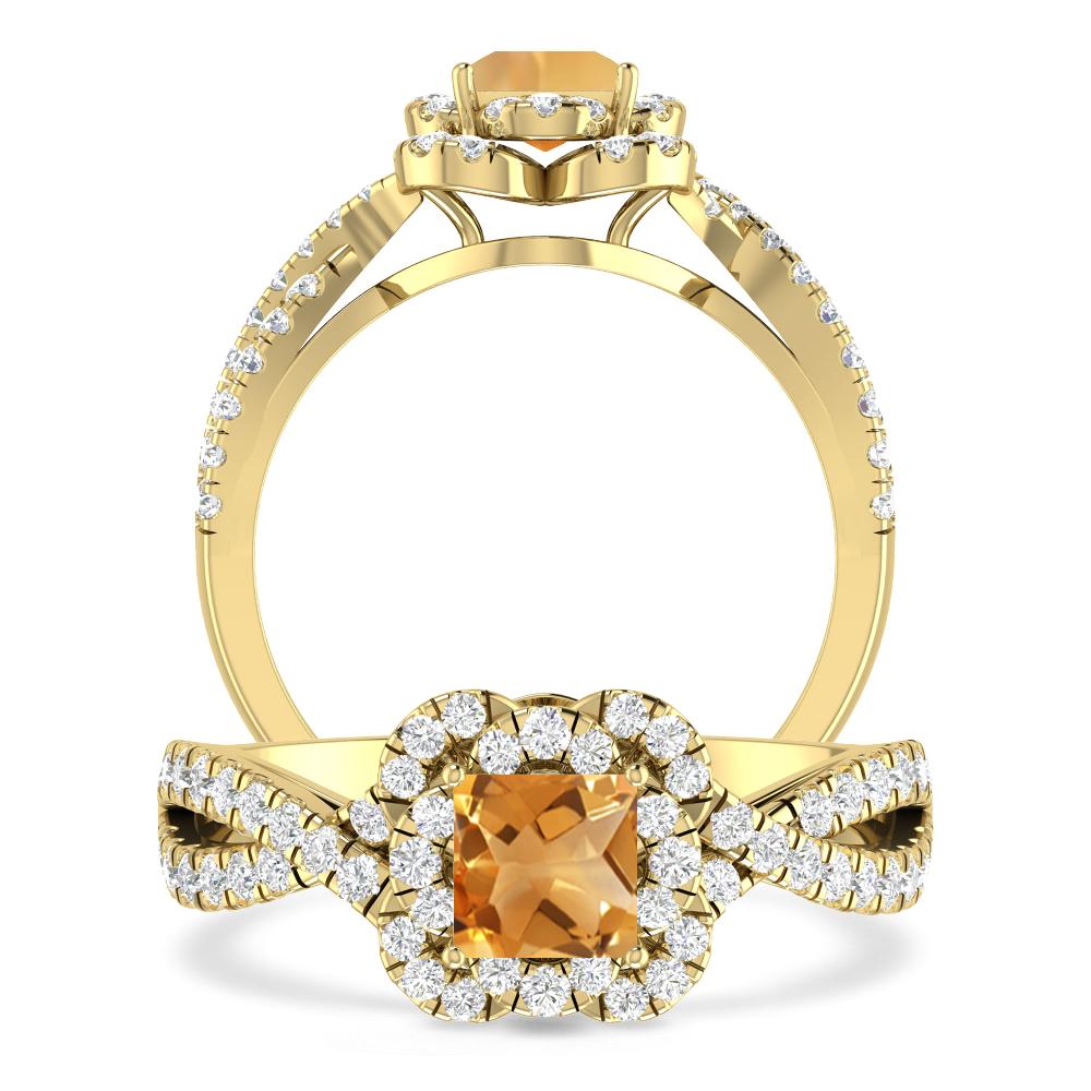 Yellow Gold - Citrine