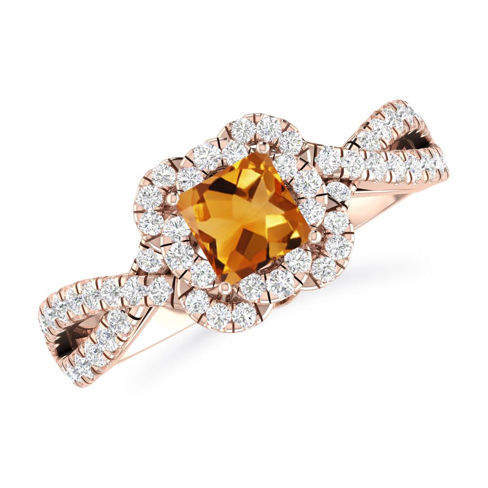 Rose Gold - Citrine