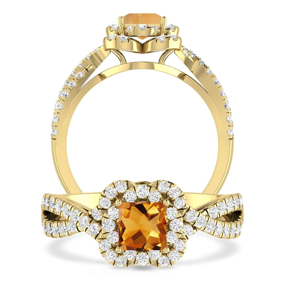 Yellow Gold - Citrine
