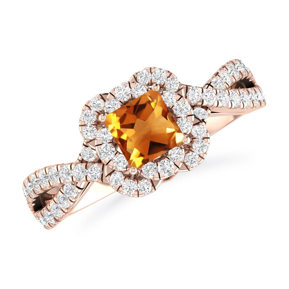Rose Gold - Citrine