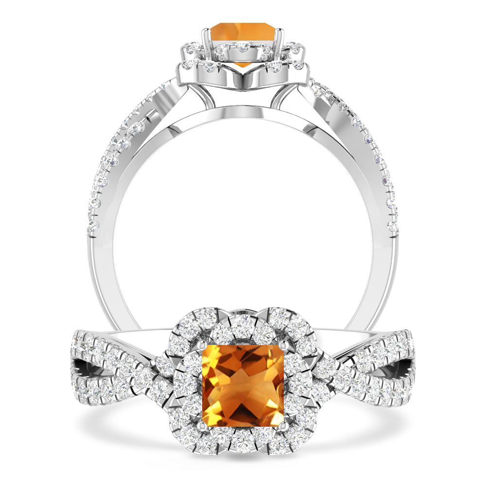 White Gold - Citrine