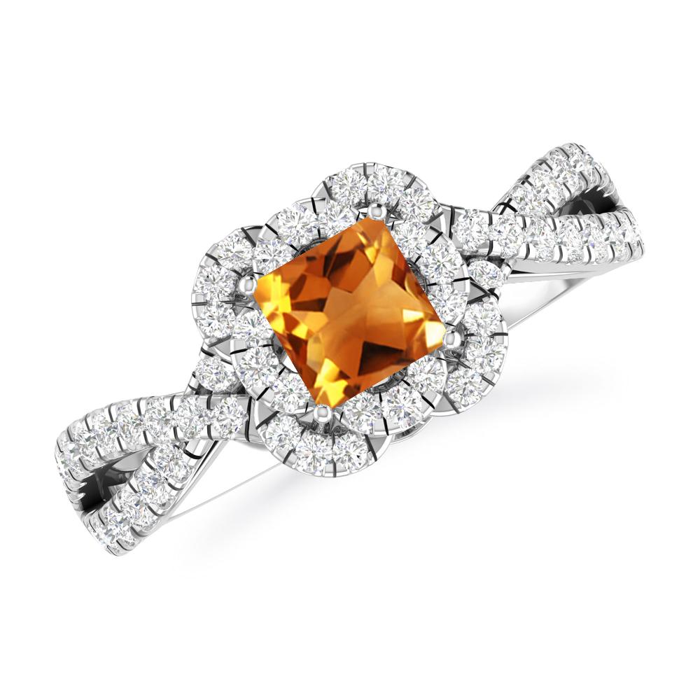 White Gold - Citrine