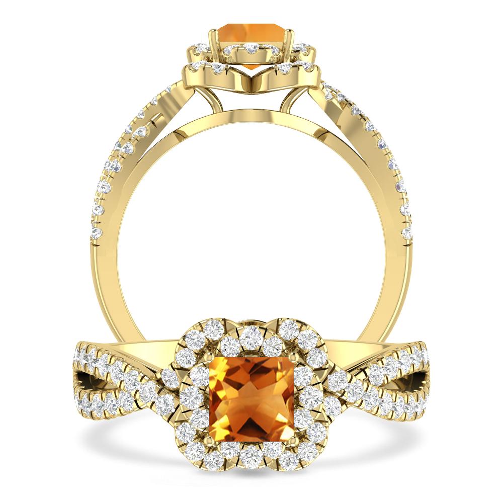 Yellow Gold - Citrine
