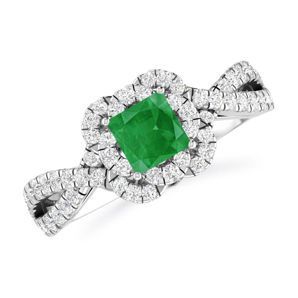 White Gold - Emerald