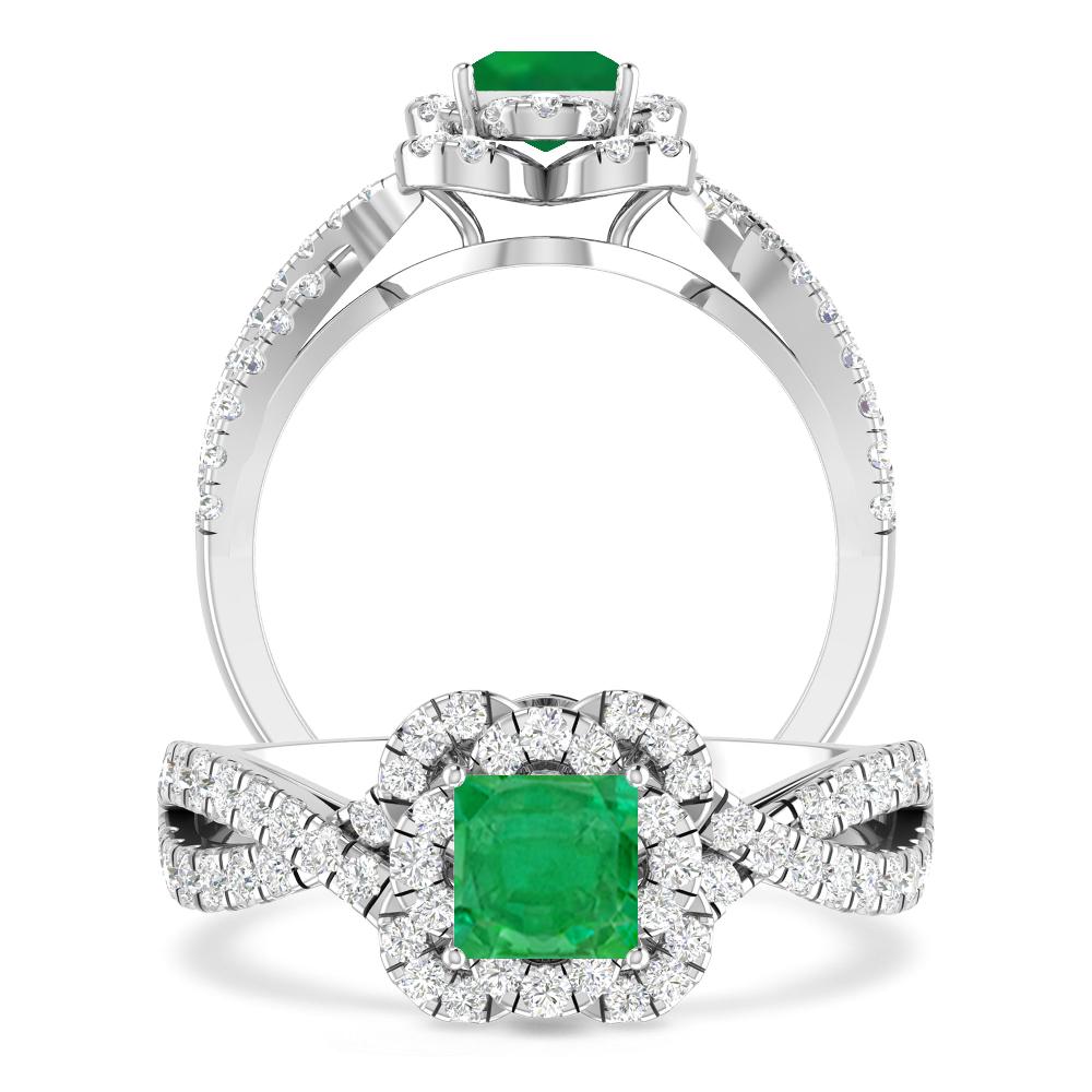 White Gold - Emerald