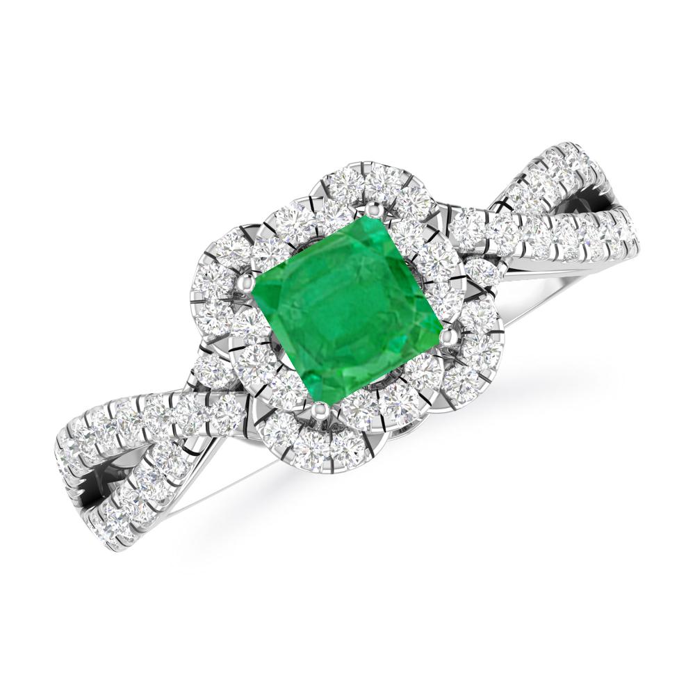 White Gold - Emerald