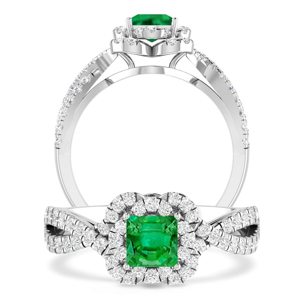 White Gold - Emerald