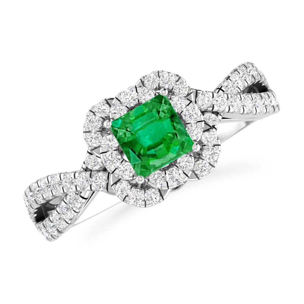 White Gold - Emerald