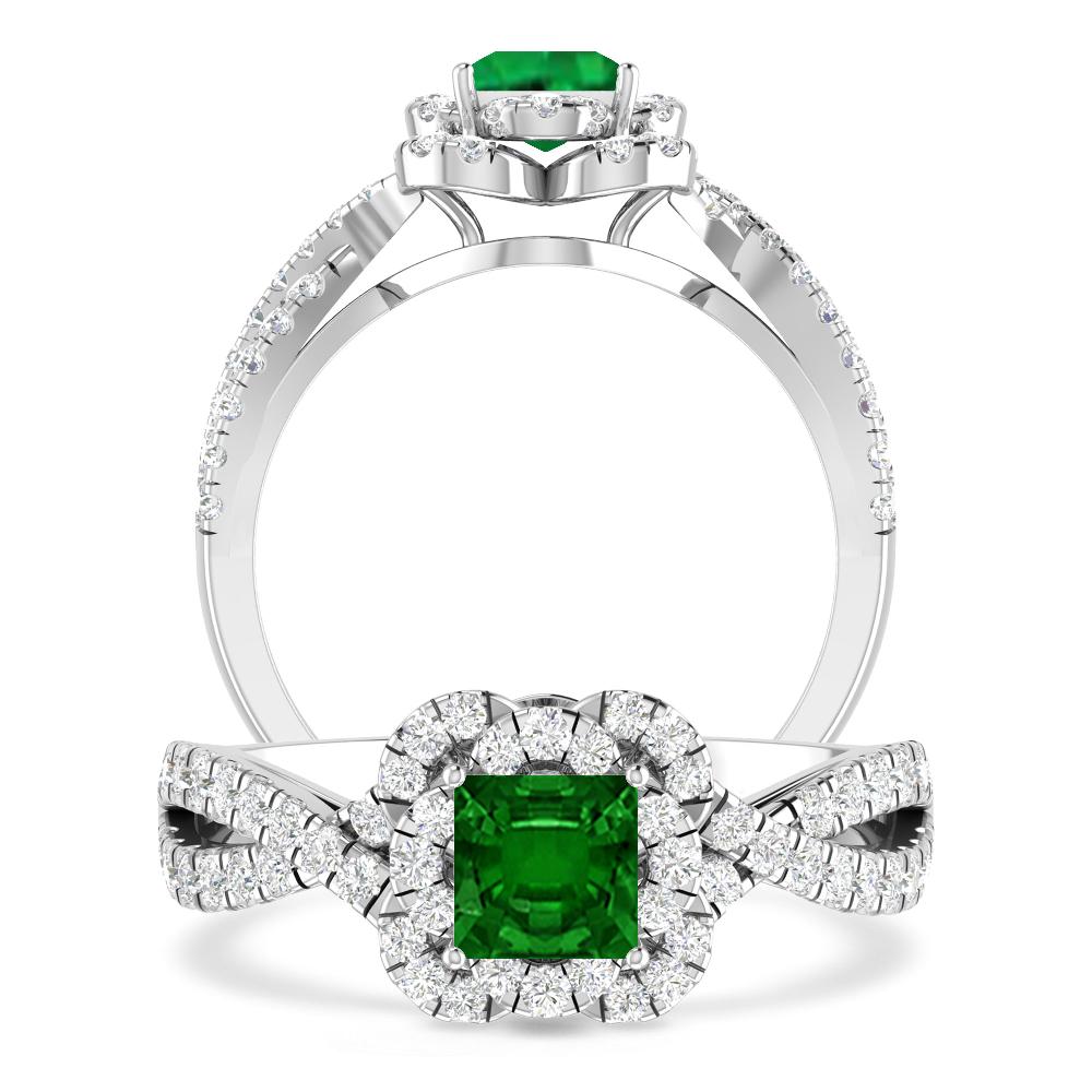 White Gold - Emerald