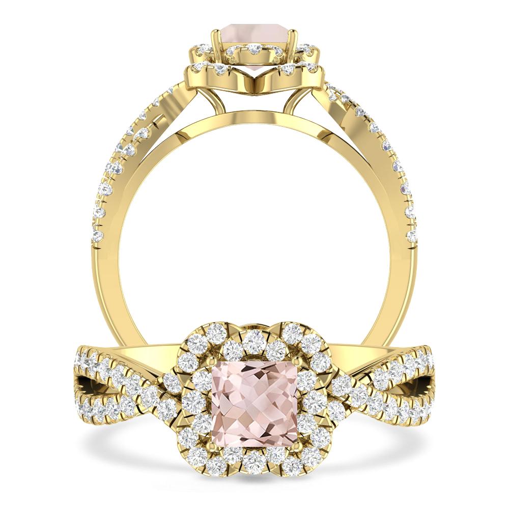 Yellow Gold - Morganite